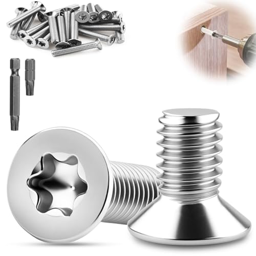 XRXYMQ 120 Stück Senkkopfschrauben M3 x 6 mm Senkkopf M3 Senkkopfschrauben Edelstahl A2 V2A mit Innensechsrund/Torx Schrauben für Geräte Maschinen Möbel XRXYMQ 120 Stück Senkkopfschrauben M3 x 6 mm Senkkopf M3 Senkkopfschrauben Edelstahl A2 V2A mit Innensechsrund/Torx Schrauben für Geräte Maschinen Möbel von XRXYMQ