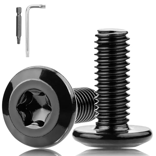 XRXYMQ 25 Stück Flachkopfschrauben M5x20 mm Linsenkopfschrauben M5 Schrauben Schwarz 304 Edelstahl Maschinenschrauben für Möbeleinbau Holz Montage mit Torx Schlüssel Bit Schraubendreher XRXYMQ 25 Stück Flachkopfschrauben M5x20 mm Linsenkopfschrauben M5 Schrauben Schwarz 304 Edelstahl Maschinenschrauben für Möbeleinbau Holz Montage mit Torx Schlüssel Bit Schraubendreher von XRXYMQ