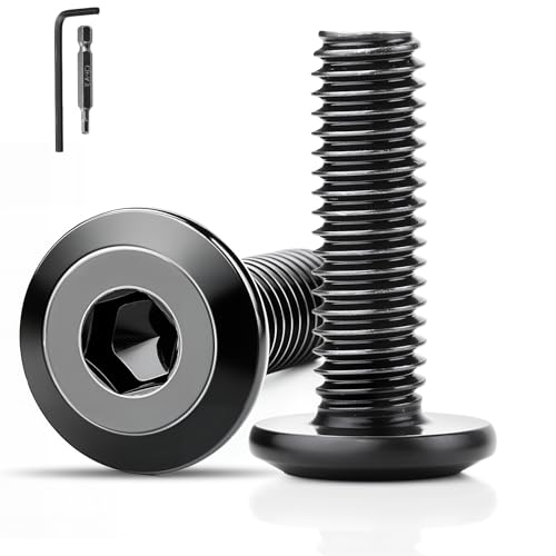 XRXYMQ 25 Stück M6 Schrauben Schwarz Edelstahl Flachkopfschrauben Linsenkopfschrauben M6x40 mm Edelstahl A2 V2A Möbelschrauben für Haushaltsgeräte Industriemaschinen mit Bohrer und Schraubenschlüssel XRXYMQ 25 Stück M6 Schrauben Schwarz Edelstahl Flachkopfschrauben Linsenkopfschrauben M6x40 mm Edelstahl A2 V2A Möbelschrauben für Haushaltsgeräte Industriemaschinen mit Bohrer und Schraubenschlüssel von XRXYMQ