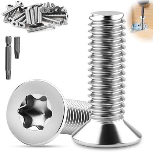 XRXYMQ 30 Stück Senkkopfschrauben M5 x 30 mm Senkkopf M5 Senkkopfschrauben Edelstahl A2 V2A mit Innensechsrund/Torx Schrauben für Geräte Maschinen Möbel XRXYMQ 30 Stück Senkkopfschrauben M5 x 30 mm Senkkopf M5 Senkkopfschrauben Edelstahl A2 V2A mit Innensechsrund/Torx Schrauben für Geräte Maschinen Möbel von XRXYMQ
