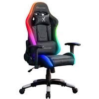 X Rocker Agility Compact eSports - Gaming-Bürodrehstuhl für Kinder & Teenager mit LED-Beleuchtung & App-Steuerung - schw von X Rocker