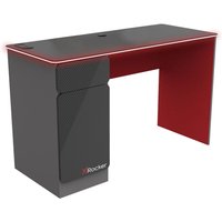 X Rocker Carbon-Tek Gaming Schreibtisch mit LED-Beleuchtung & Wireless Charging Ladepad - grau/rot X Rocker Carbon-Tek Gaming Schreibtisch mit LED-Beleuchtung & Wireless Charging Ladepad - grau/rot von X Rocker