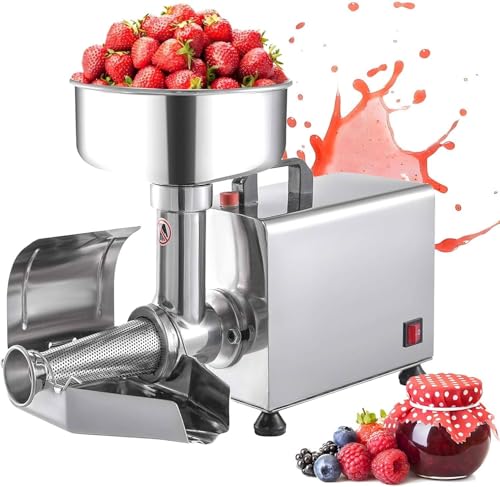 Elektrische Tomatenmühle mit Stahlfilter für die professionelle Tomatenverarbeitung, effizient und einfach zu bedienen für selbstgemachte Saucen von XSDAJSD