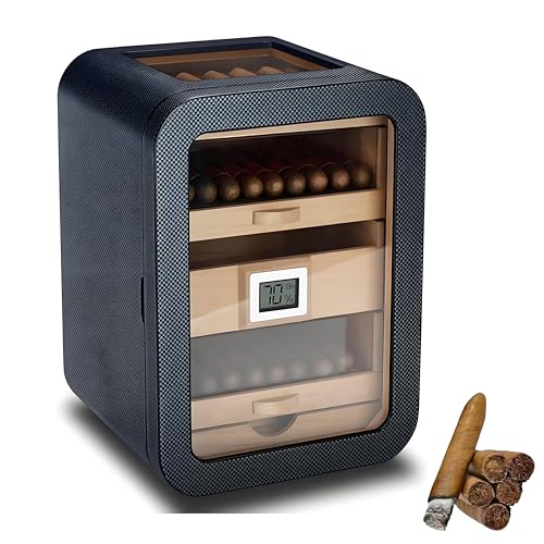 XSDAJSD Elektrischer Zigarrenhumidor mit Zedernholzregal und Schublade für 110 Zigarren, intelligenter elektrischer Zigarrenhumidorkühler, Zigarrenhumidorschrank, für Männer,A XSDAJSD Elektrischer Zigarrenhumidor mit Zedernholzregal und Schublade für 110 Zigarren, intelligenter elektrischer Zigarrenhumidorkühler, Zigarrenhumidorschrank, für Männer,A von XSDAJSD