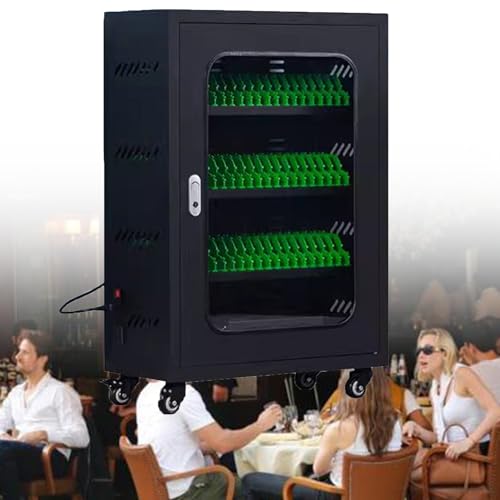 XSDAJSD USB-Telefon-Aufbewahrungsschrank, Handy-Aufbewahrungsschrank, Ladestation, wiederaufladbarer Handy-Schließfach, 50 Steckplätze von XSDAJSD