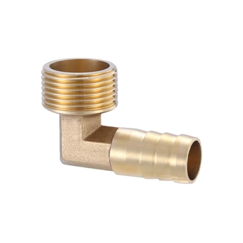 XSDSM 90° Winkel Schlauchtülle Messing Anschlussfittings Anschlussadapter Schlauchverbinder für Rohranschluss,G 3/4 "Externer Faden - 16 MM XSDSM 90° Winkel Schlauchtülle Messing Anschlussfittings Anschlussadapter Schlauchverbinder für Rohranschluss,G 3/4 "Externer Faden - 16 MM von XSDSM