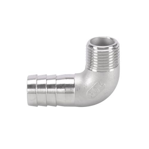XSDSM 90° Winkel Schlauchverbinder Außengewinde Fittings Edelstahl Anschlussadapter Schlauchkupplung für Rohranschluss,G 1/2 "Externer Faden - 20 MM XSDSM 90° Winkel Schlauchverbinder Außengewinde Fittings Edelstahl Anschlussadapter Schlauchkupplung für Rohranschluss,G 1/2 "Externer Faden - 20 MM von XSDSM