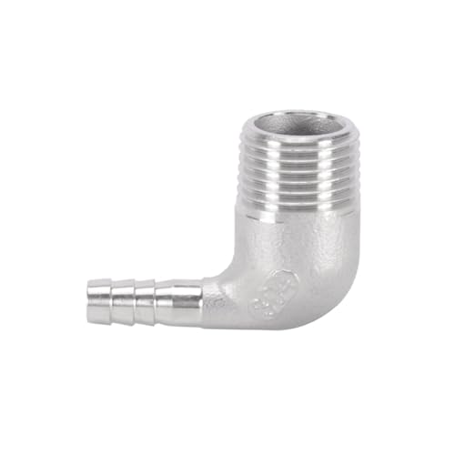 XSDSM 90° Winkel Schlauchverbinder Außengewinde Fittings Edelstahl Anschlussadapter Schlauchkupplung für Rohranschluss,G 1/2 "Externer Faden - 8 MM XSDSM 90° Winkel Schlauchverbinder Außengewinde Fittings Edelstahl Anschlussadapter Schlauchkupplung für Rohranschluss,G 1/2 "Externer Faden - 8 MM von XSDSM