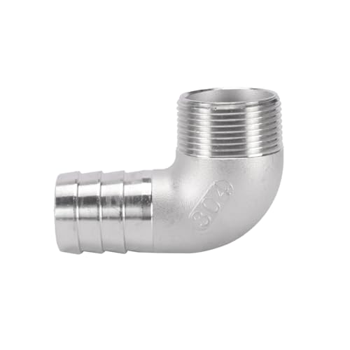 XSDSM 90° Winkel Schlauchverbinder Außengewinde Fittings Edelstahl Anschlussadapter Schlauchkupplung für Rohranschluss,G 1¼ "Externer Faden - 33 MM XSDSM 90° Winkel Schlauchverbinder Außengewinde Fittings Edelstahl Anschlussadapter Schlauchkupplung für Rohranschluss,G 1¼ "Externer Faden - 33 MM von XSDSM