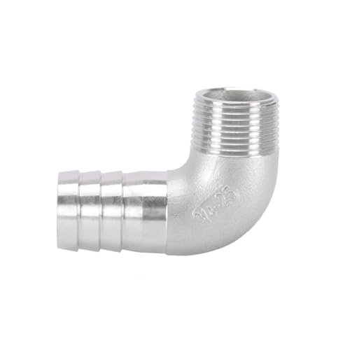 XSDSM 90° Winkel Schlauchverbinder Außengewinde Fittings Edelstahl Anschlussadapter Schlauchkupplung für Rohranschluss,G 3/4 "Externer Faden - 25 MM XSDSM 90° Winkel Schlauchverbinder Außengewinde Fittings Edelstahl Anschlussadapter Schlauchkupplung für Rohranschluss,G 3/4 "Externer Faden - 25 MM von XSDSM