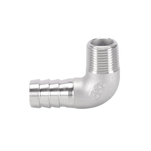 XSDSM 90° Winkel Schlauchverbinder Außengewinde Fittings Edelstahl Anschlussadapter Schlauchkupplung für Rohranschluss,G 3/8 "Externer Faden - 15 MM XSDSM 90° Winkel Schlauchverbinder Außengewinde Fittings Edelstahl Anschlussadapter Schlauchkupplung für Rohranschluss,G 3/8 "Externer Faden - 15 MM von XSDSM