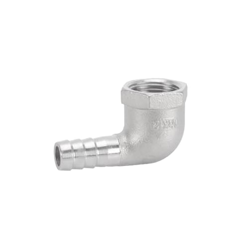 XSDSM 90° Winkel Schlauchverbinder Edelstahl Anschlusszubehör Innengewinde Adapter Schlauchverbinder Passend für Rohranschluss,G 1/2 "Interner Faden - 12 MM XSDSM 90° Winkel Schlauchverbinder Edelstahl Anschlusszubehör Innengewinde Adapter Schlauchverbinder Passend für Rohranschluss,G 1/2 "Interner Faden - 12 MM von XSDSM