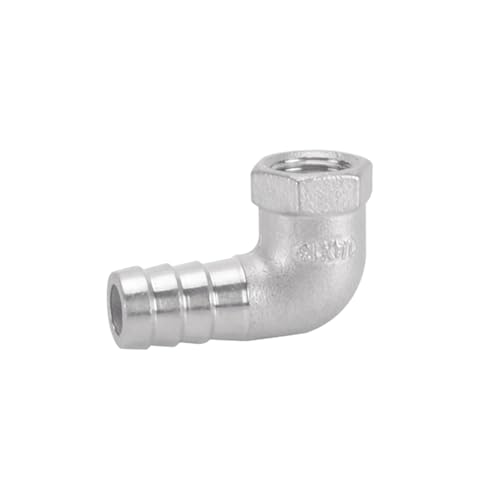 XSDSM 90° Winkel Schlauchverbinder Edelstahl Anschlusszubehör Innengewinde Adapter Schlauchverbinder Passend für Rohranschluss,G 1/4 "Interner Faden - 13 MM XSDSM 90° Winkel Schlauchverbinder Edelstahl Anschlusszubehör Innengewinde Adapter Schlauchverbinder Passend für Rohranschluss,G 1/4 "Interner Faden - 13 MM von XSDSM