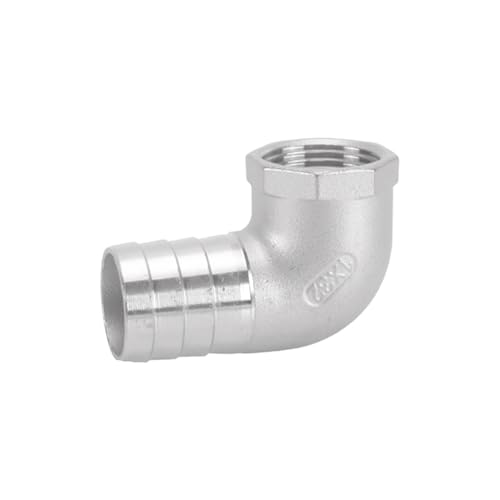 XSDSM 90° Winkel Schlauchverbinder Edelstahl Anschlusszubehör Innengewinde Adapter Schlauchverbinder Passend für Rohranschluss,G 1 "Interner Faden - 32 MM XSDSM 90° Winkel Schlauchverbinder Edelstahl Anschlusszubehör Innengewinde Adapter Schlauchverbinder Passend für Rohranschluss,G 1 "Interner Faden - 32 MM von XSDSM