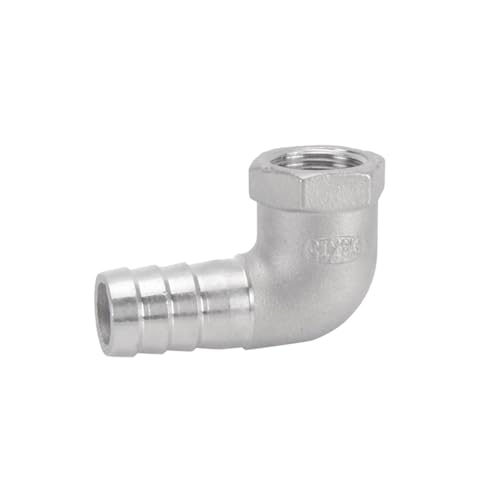 XSDSM 90° Winkel Schlauchverbinder Edelstahl Anschlusszubehör Innengewinde Adapter Schlauchverbinder Passend für Rohranschluss,G 3/8 "Interner Faden - 15 MM XSDSM 90° Winkel Schlauchverbinder Edelstahl Anschlusszubehör Innengewinde Adapter Schlauchverbinder Passend für Rohranschluss,G 3/8 "Interner Faden - 15 MM von XSDSM