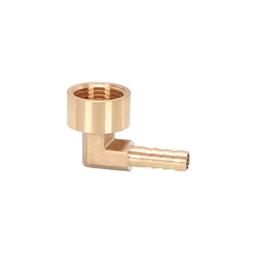 XSDSM Anschlussstück mit Innengewinde 90° Winkel Schlauchverbinder Messing Accessoires Schlauchverbinder für Rohrverbindungen,G 1/2 "Interner Faden - 8 MM XSDSM Anschlussstück mit Innengewinde 90° Winkel Schlauchverbinder Messing Accessoires Schlauchverbinder für Rohrverbindungen,G 1/2 "Interner Faden - 8 MM von XSDSM