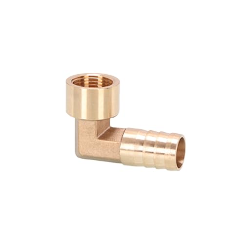 XSDSM Anschlussstück mit Innengewinde 90° Winkel Schlauchverbinder Messing Accessoires Schlauchverbinder für Rohrverbindungen,G 3/8 "Interner Thread - 12 MM XSDSM Anschlussstück mit Innengewinde 90° Winkel Schlauchverbinder Messing Accessoires Schlauchverbinder für Rohrverbindungen,G 3/8 "Interner Thread - 12 MM von XSDSM