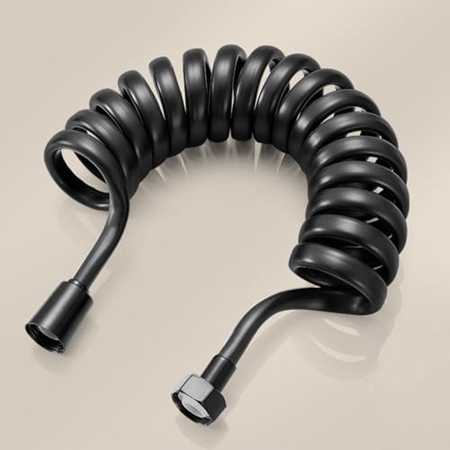 XSDSM Flexibler Duschschlauch Bidet Schlauch 1/2 Zoll Spiralschlauch für Toilette,Schwarz XSDSM Flexibler Duschschlauch Bidet Schlauch 1/2 Zoll Spiralschlauch für Toilette,Schwarz von XSDSM