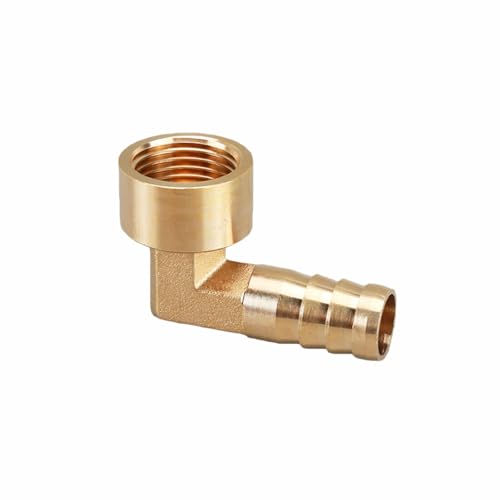 XSDSM Innengewindeverbinder Messing Schnellkupplung 90° Winkeladapter Schlauchverbinder für Rohranschluss,G 1/2 "Interner Faden - 14 MM XSDSM Innengewindeverbinder Messing Schnellkupplung 90° Winkeladapter Schlauchverbinder für Rohranschluss,G 1/2 "Interner Faden - 14 MM von XSDSM