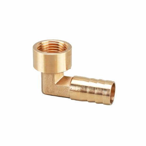 XSDSM Innengewindeverbinder Messing Schnellkupplung 90° Winkeladapter Schlauchverbinder für Rohranschluss,G 1/2 "Interner Faden - 16 MM XSDSM Innengewindeverbinder Messing Schnellkupplung 90° Winkeladapter Schlauchverbinder für Rohranschluss,G 1/2 "Interner Faden - 16 MM von XSDSM