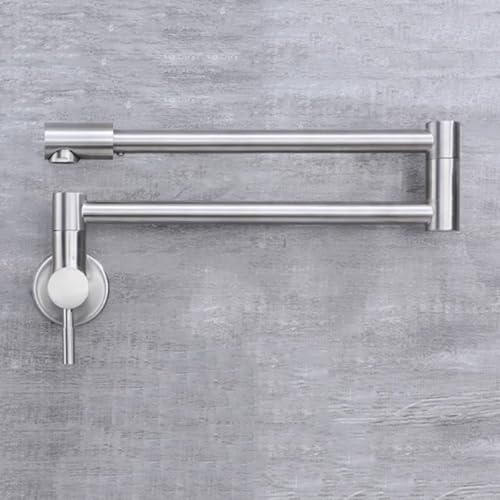 XSDSM Klappbare Wasserhahn für Die Küchenspüle Wasserhahn Wandmontage Kaltwasser Armatur Küche Edelstahl,Silber Gebürstet XSDSM Klappbare Wasserhahn für Die Küchenspüle Wasserhahn Wandmontage Kaltwasser Armatur Küche Edelstahl,Silber Gebürstet von XSDSM