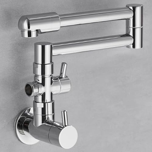 XSDSM Klappbarer Küchenarmatur Silber Küchenofen Wassereinspritzarmatur Schwenkbar von XSDSM