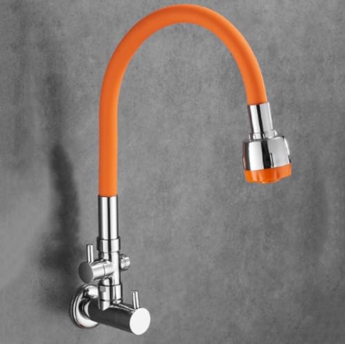 XSDSM Küchenarmatur Wandmontage Kaltes Wasserhahn für Geschirrspüler,Orangefarbene Farbe XSDSM Küchenarmatur Wandmontage Kaltes Wasserhahn für Geschirrspüler,Orangefarbene Farbe von XSDSM