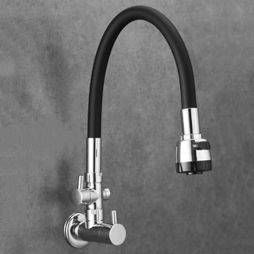 XSDSM Küchenarmatur Wandmontage Kaltes Wasserhahn für Geschirrspüler,Schwarz XSDSM Küchenarmatur Wandmontage Kaltes Wasserhahn für Geschirrspüler,Schwarz von XSDSM