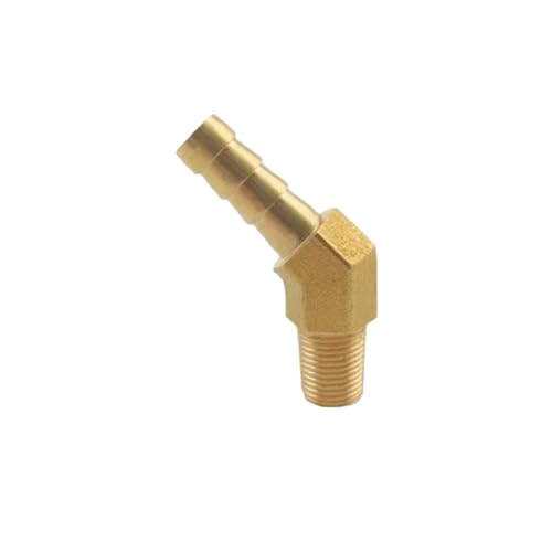 XSDSM Messing 45° Winkel Anschlussverschraubungen Schlauchkupplung Außengewindeadapter Schlauchverbinder für Rohranschluss,G 1/8 "Externer Faden - 8 MM XSDSM Messing 45° Winkel Anschlussverschraubungen Schlauchkupplung Außengewindeadapter Schlauchverbinder für Rohranschluss,G 1/8 "Externer Faden - 8 MM von XSDSM