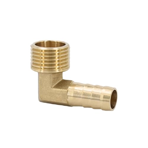 XSDSM Messing Fittings 90° Winkel Schlauchverbinder Außengewindefittings Schlauchverbinder für Rohranschluss,G 1/2 "Externer Faden - 12 MM XSDSM Messing Fittings 90° Winkel Schlauchverbinder Außengewindefittings Schlauchverbinder für Rohranschluss,G 1/2 "Externer Faden - 12 MM von XSDSM