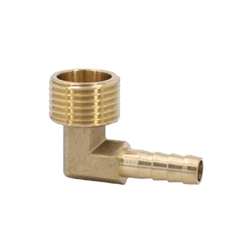 XSDSM Messing Fittings 90° Winkel Schlauchverbinder Außengewindefittings Schlauchverbinder für Rohranschluss,G 1/2 "Externer Faden - 8 MM XSDSM Messing Fittings 90° Winkel Schlauchverbinder Außengewindefittings Schlauchverbinder für Rohranschluss,G 1/2 "Externer Faden - 8 MM von XSDSM