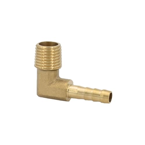 XSDSM Messing Fittings 90° Winkel Schlauchverbinder Außengewindefittings Schlauchverbinder für Rohranschluss,G 1/4 "Externer Faden - 6 MM XSDSM Messing Fittings 90° Winkel Schlauchverbinder Außengewindefittings Schlauchverbinder für Rohranschluss,G 1/4 "Externer Faden - 6 MM von XSDSM