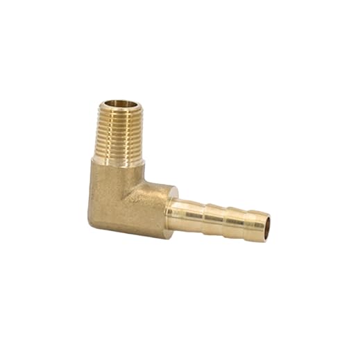 XSDSM Messing Fittings 90° Winkel Schlauchverbinder Außengewindefittings Schlauchverbinder für Rohranschluss,G 1/8 "Externer Faden - 6 MM XSDSM Messing Fittings 90° Winkel Schlauchverbinder Außengewindefittings Schlauchverbinder für Rohranschluss,G 1/8 "Externer Faden - 6 MM von XSDSM