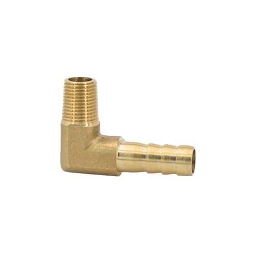 XSDSM Messing Fittings 90° Winkel Schlauchverbinder Außengewindefittings Schlauchverbinder für Rohranschluss,G 1/8 "Externer Faden - 8 MM XSDSM Messing Fittings 90° Winkel Schlauchverbinder Außengewindefittings Schlauchverbinder für Rohranschluss,G 1/8 "Externer Faden - 8 MM von XSDSM