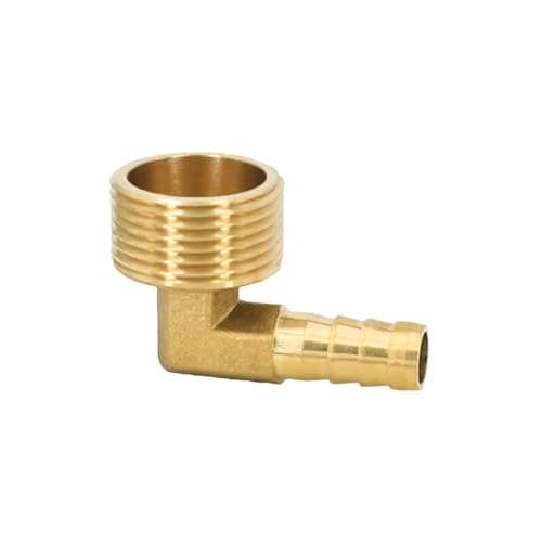 XSDSM Messing Fittings 90° Winkel Schlauchverbinder Außengewindefittings Schlauchverbinder für Rohranschluss,G 3/4 "Externer Faden - 10 MM XSDSM Messing Fittings 90° Winkel Schlauchverbinder Außengewindefittings Schlauchverbinder für Rohranschluss,G 3/4 "Externer Faden - 10 MM von XSDSM