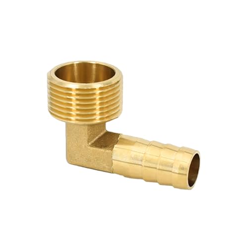 XSDSM Messing Fittings 90° Winkel Schlauchverbinder Außengewindefittings Schlauchverbinder für Rohranschluss,G 3/4 "Externer Faden - 14 MM XSDSM Messing Fittings 90° Winkel Schlauchverbinder Außengewindefittings Schlauchverbinder für Rohranschluss,G 3/4 "Externer Faden - 14 MM von XSDSM