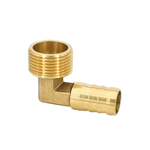 XSDSM Messing Fittings 90° Winkel Schlauchverbinder Außengewindefittings Schlauchverbinder für Rohranschluss,G 3/4 "Externer Faden - 16 MM XSDSM Messing Fittings 90° Winkel Schlauchverbinder Außengewindefittings Schlauchverbinder für Rohranschluss,G 3/4 "Externer Faden - 16 MM von XSDSM
