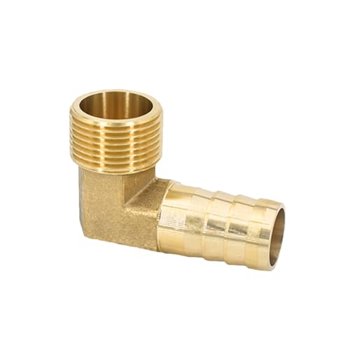 XSDSM Messing Fittings 90° Winkel Schlauchverbinder Außengewindefittings Schlauchverbinder für Rohranschluss,G 3/4 "Externer Faden - 19 MM XSDSM Messing Fittings 90° Winkel Schlauchverbinder Außengewindefittings Schlauchverbinder für Rohranschluss,G 3/4 "Externer Faden - 19 MM von XSDSM