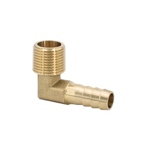 XSDSM Messing Fittings 90° Winkel Schlauchverbinder Außengewindefittings Schlauchverbinder für Rohranschluss,G 3/8 "Externer Faden - 10 MM XSDSM Messing Fittings 90° Winkel Schlauchverbinder Außengewindefittings Schlauchverbinder für Rohranschluss,G 3/8 "Externer Faden - 10 MM von XSDSM