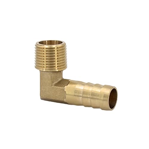 XSDSM Messing Fittings 90° Winkel Schlauchverbinder Außengewindefittings Schlauchverbinder für Rohranschluss,G 3/8 "Externer Faden - 12 MM XSDSM Messing Fittings 90° Winkel Schlauchverbinder Außengewindefittings Schlauchverbinder für Rohranschluss,G 3/8 "Externer Faden - 12 MM von XSDSM