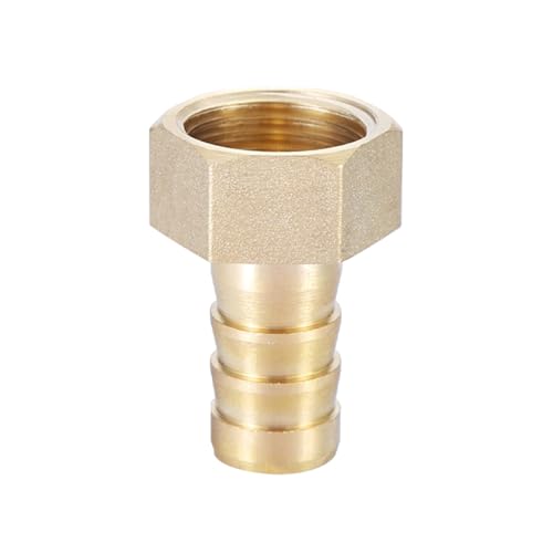 XSDSM Messing Schlauchverbinder Gerade Rohrverbinder Gewindeverbinder Schlauchverbinder für Rohrverbindungen,G 1/2 "Interner Faden - 14 MM XSDSM Messing Schlauchverbinder Gerade Rohrverbinder Gewindeverbinder Schlauchverbinder für Rohrverbindungen,G 1/2 "Interner Faden - 14 MM von XSDSM