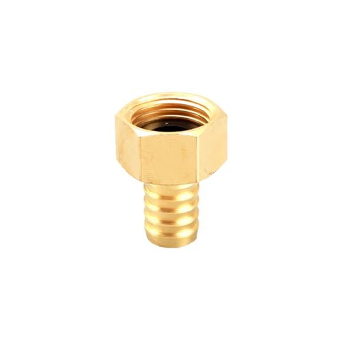 XSDSM Messing Schlauchverbinder mit Innengewinde Anschlussverschraubungen Gerader Rohradapter Schlauchverschraubungen für Rohrverbindungen,G 1/2 "Interner Faden - 14 MM XSDSM Messing Schlauchverbinder mit Innengewinde Anschlussverschraubungen Gerader Rohradapter Schlauchverschraubungen für Rohrverbindungen,G 1/2 "Interner Faden - 14 MM von XSDSM