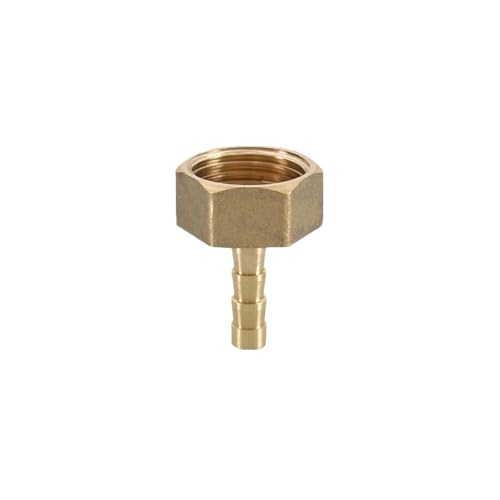 XSDSM Schlauchverschraubungen Messing Anschlussfittings Gerade Rohrverbinder Schlauchverbinder für Rohrverbindungen,G 1/2 "Interner Faden - 6 MM XSDSM Schlauchverschraubungen Messing Anschlussfittings Gerade Rohrverbinder Schlauchverbinder für Rohrverbindungen,G 1/2 "Interner Faden - 6 MM von XSDSM