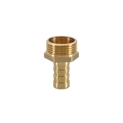 XSDSM Schlauchverschraubungen Messing Anschlussfittings Gerade Rohrverbinder Schlauchverbinder für Rohrverbindungen,G 3/4 "Externer Faden - 14 MM XSDSM Schlauchverschraubungen Messing Anschlussfittings Gerade Rohrverbinder Schlauchverbinder für Rohrverbindungen,G 3/4 "Externer Faden - 14 MM von XSDSM