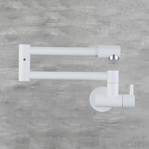 XSDSM Topffüller Wasserhahn Wasserhahn Wandmontage Kaltwasser Mit 2 Strahlarten,Weiß XSDSM Topffüller Wasserhahn Wasserhahn Wandmontage Kaltwasser Mit 2 Strahlarten,Weiß von XSDSM
