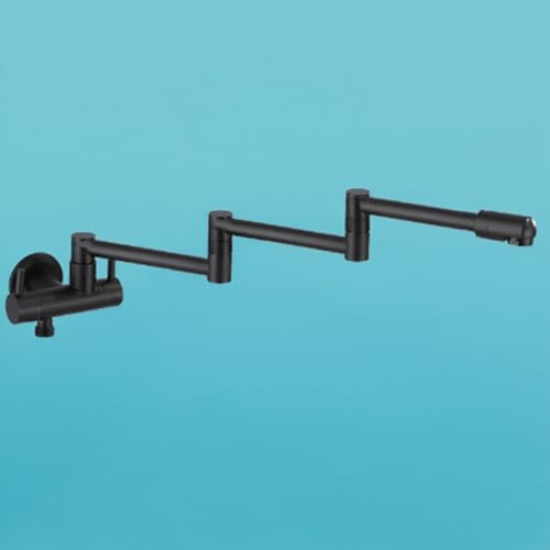 XSDSM Wandmontierter Küchen-Klapphahn Wasserhahn Küche Wandmontage Messing Für Kaltes Wassergebrauch,Schwarz XSDSM Wandmontierter Küchen-Klapphahn Wasserhahn Küche Wandmontage Messing Für Kaltes Wassergebrauch,Schwarz von XSDSM