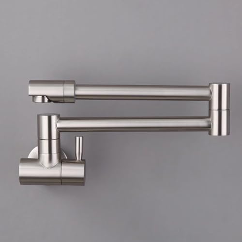 XSDSM Wasserhahn Küche Wandmontage Messing Kochgeschirr Wassereinspritzung Wasserhahn für Kaltes Wassergebrauch,Silber Gebürstet XSDSM Wasserhahn Küche Wandmontage Messing Kochgeschirr Wassereinspritzung Wasserhahn für Kaltes Wassergebrauch,Silber Gebürstet von XSDSM