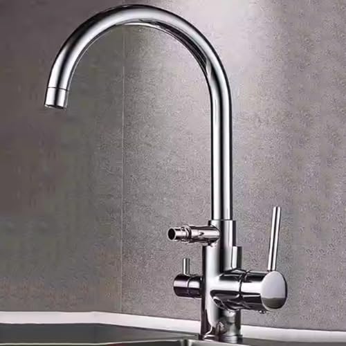 XSDSM Wasserhahn Spülbecken 1/2 Zoll 360 ° Rotierender Wasserhahn Geschirrspüler,Silber XSDSM Wasserhahn Spülbecken 1/2 Zoll 360 ° Rotierender Wasserhahn Geschirrspüler,Silber von XSDSM