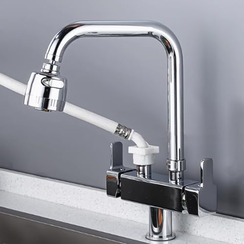 XSDSM Wasserhahn Spülbecken Rotierende Wasserhahn Geschirrspüler Kitchen Faucet,Silber XSDSM Wasserhahn Spülbecken Rotierende Wasserhahn Geschirrspüler Kitchen Faucet,Silber von XSDSM