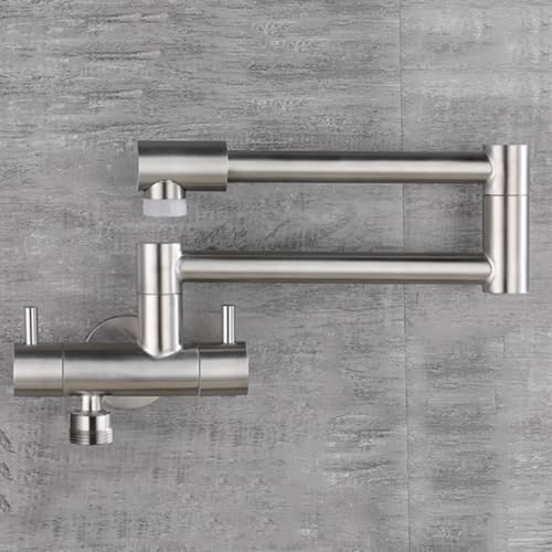 XSDSM Wasserhahn Spüle Klappbar Kaltes Wasser Wasserhahn Taps Geschirrspüler,Silbergrau XSDSM Wasserhahn Spüle Klappbar Kaltes Wasser Wasserhahn Taps Geschirrspüler,Silbergrau von XSDSM
